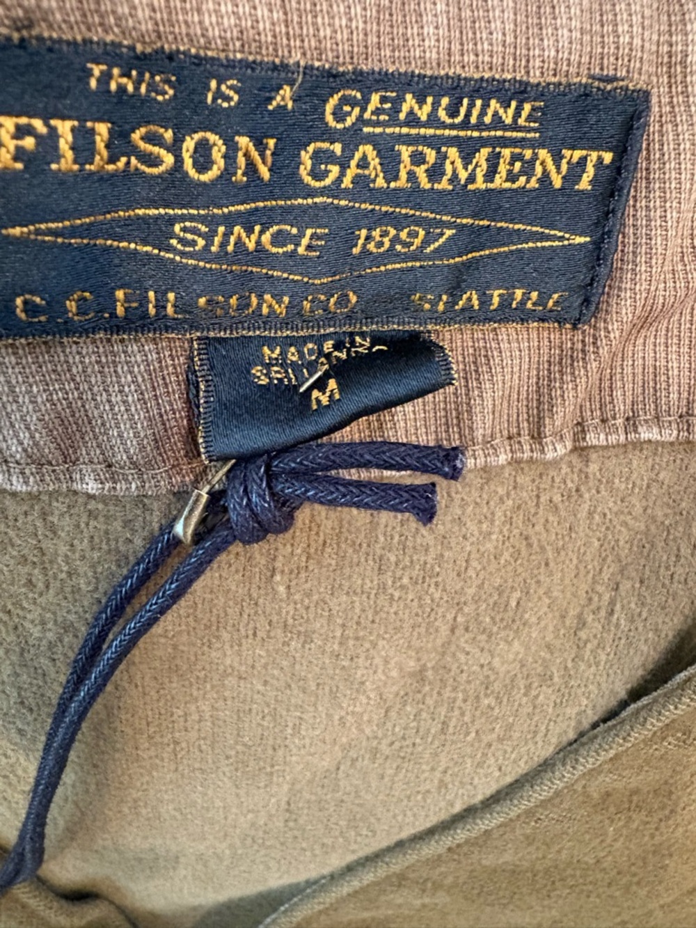 Filson beartooth cruiser vest size M NWT - Picture 5 of 5